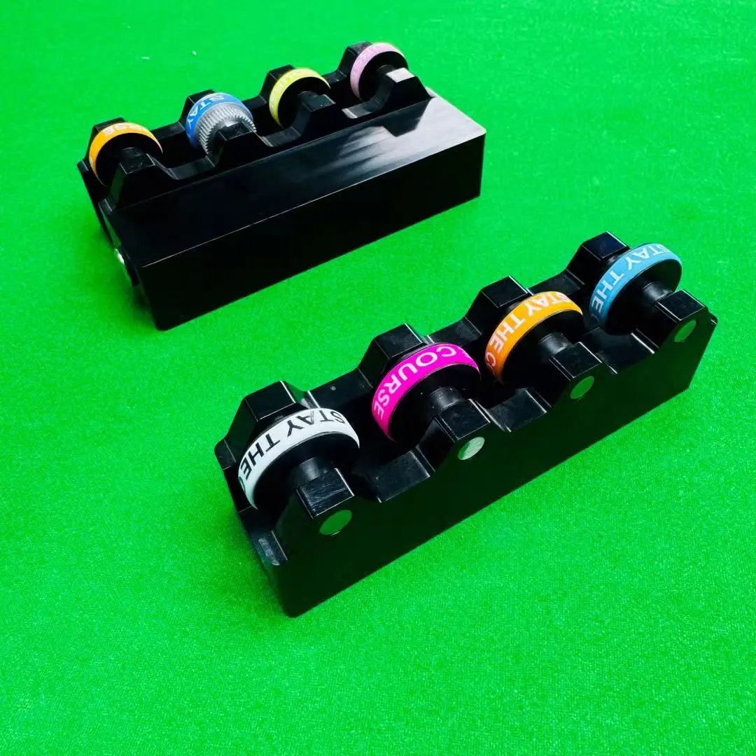 Pool Cue Straightness Detection System Tool Electric spinning Wheels 2 Pcs/Set