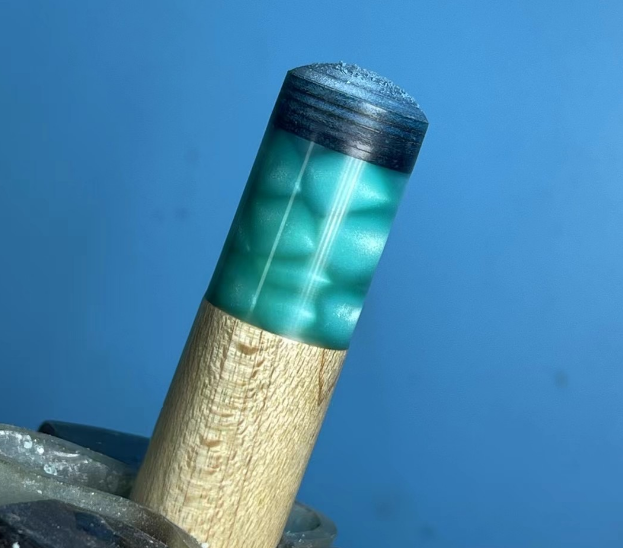 Colorful Ferrule Juma Zuma Dragon scale Carom Billiard Pool Cue 14 X25mm WOODS CUES