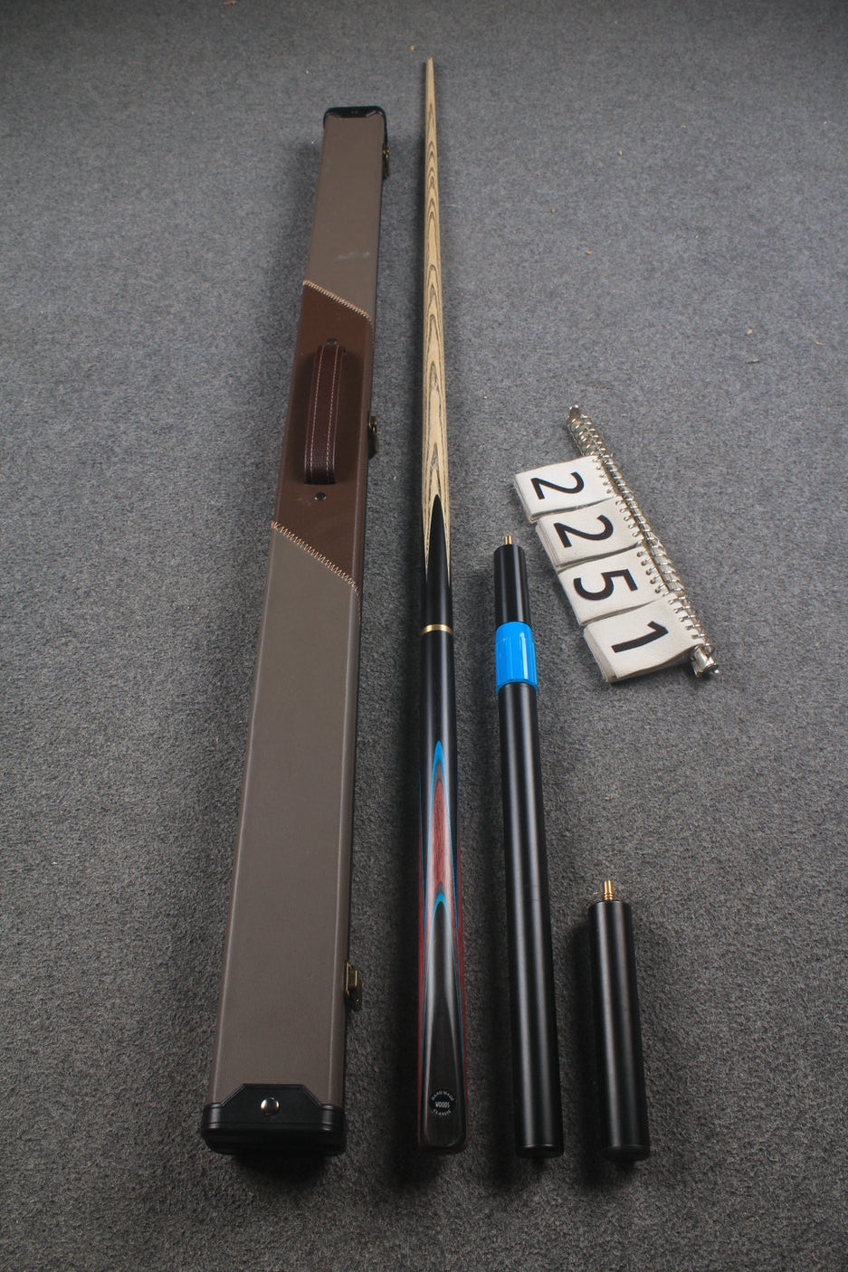 3/4 handmade ash snooker / pool cue # 2251