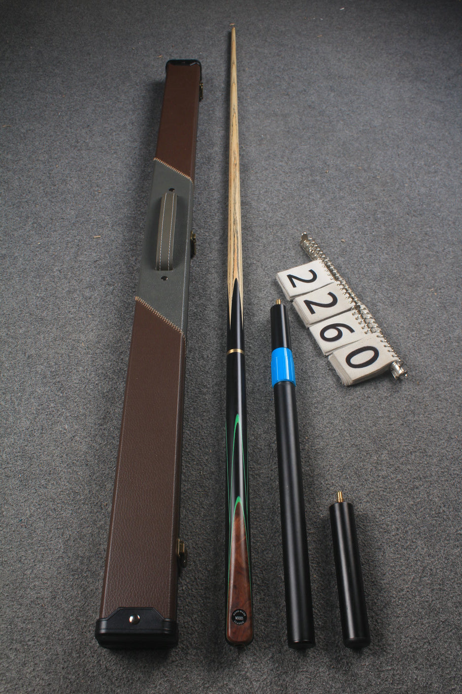 3/4 handmade ash snooker / pool cue # 2260