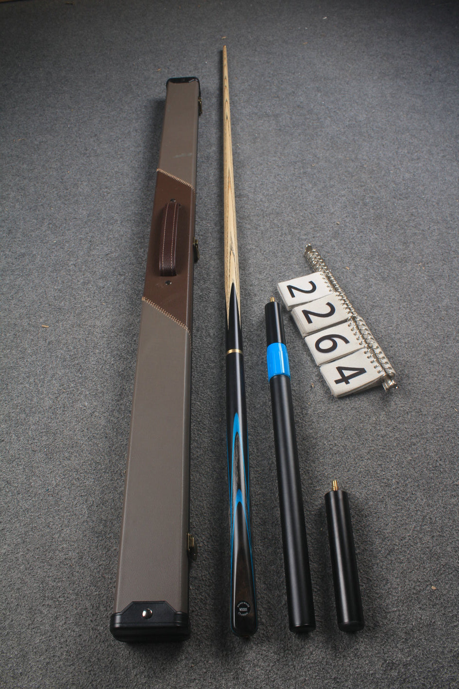 3/4 handmade ash snooker / pool cue # 2264