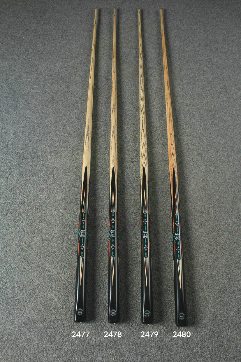 1 piece ash inaly english pool cue  #2477- # 2480