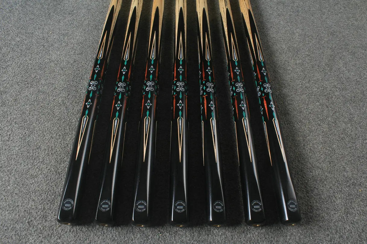 1 piece ash inaly snooker cue  #2485 - # 2491 WOODS CUES