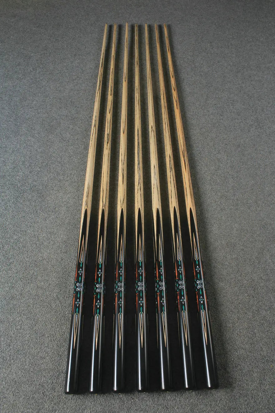 1 piece ash inaly snooker cue  #2485 - # 2491 WOODS CUES
