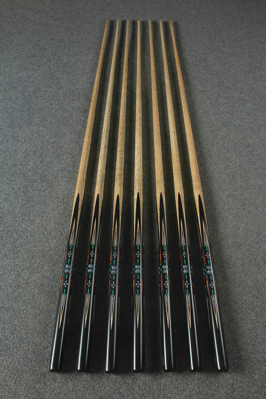 1 piece ash inaly snooker cue  #2492 - # 2498 WOODS CUES