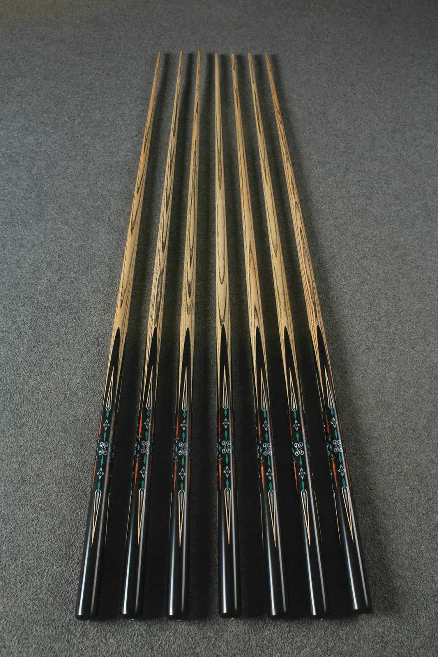 1 piece ash inaly snooker cue  #2492 - # 2498 WOODS CUES
