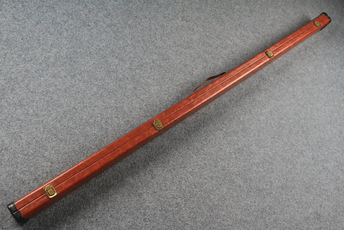 1 piece  leather snooker cue case with 2 slots WOODS CUES