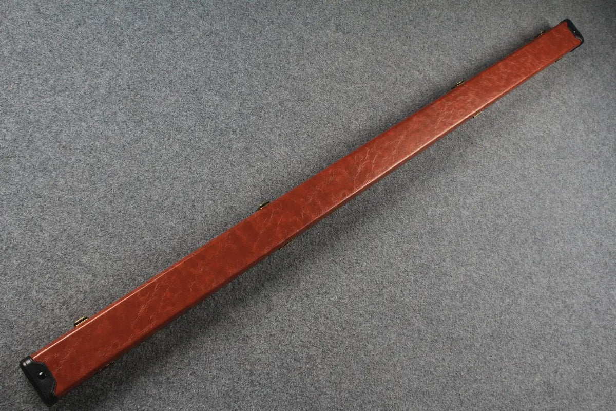 1 piece  leather snooker cue case with 2 slots WOODS CUES