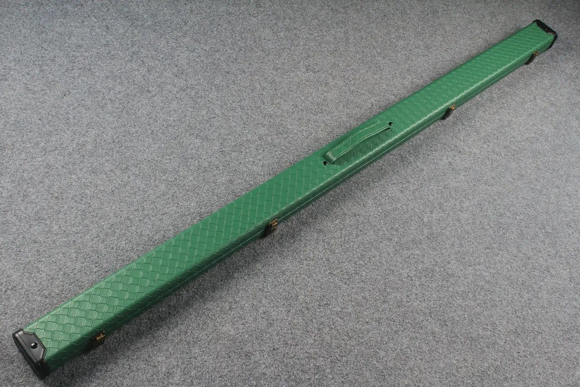 1 piece  leather snooker cue case with 2 slots WOODS CUES