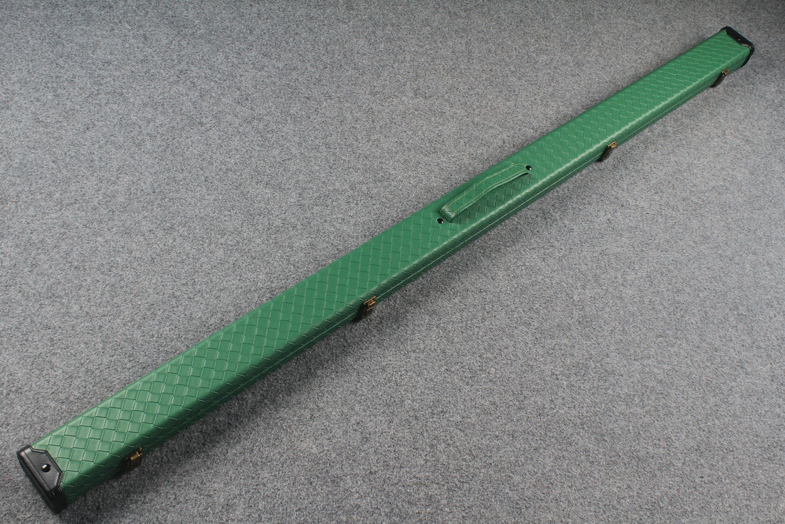 1 piece  leather snooker cue case with 2 slots