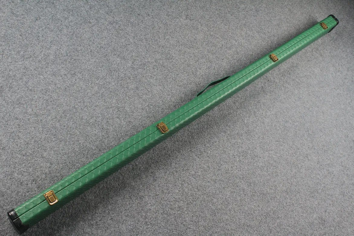 1 piece  leather snooker cue case with 2 slots WOODS CUES
