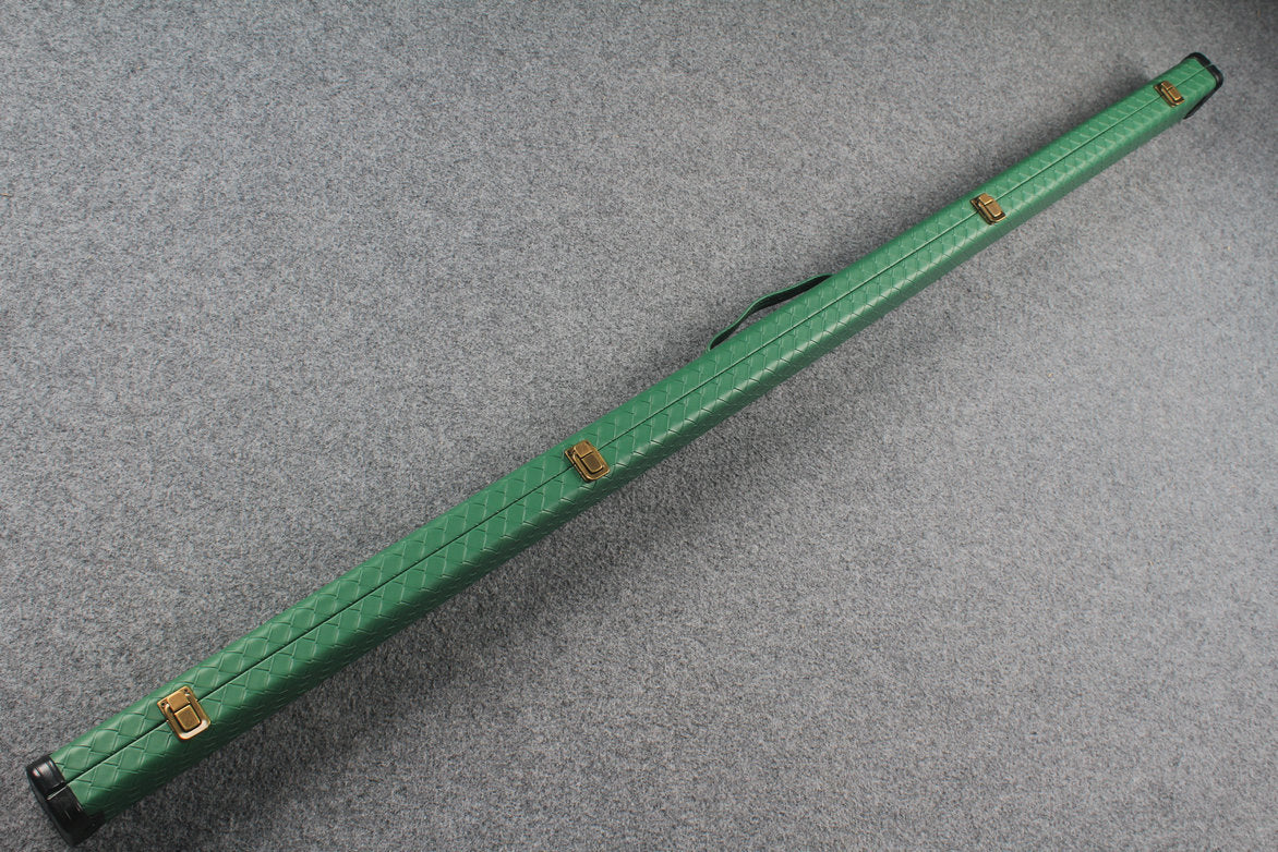 1 piece  leather snooker cue case with 2 slots