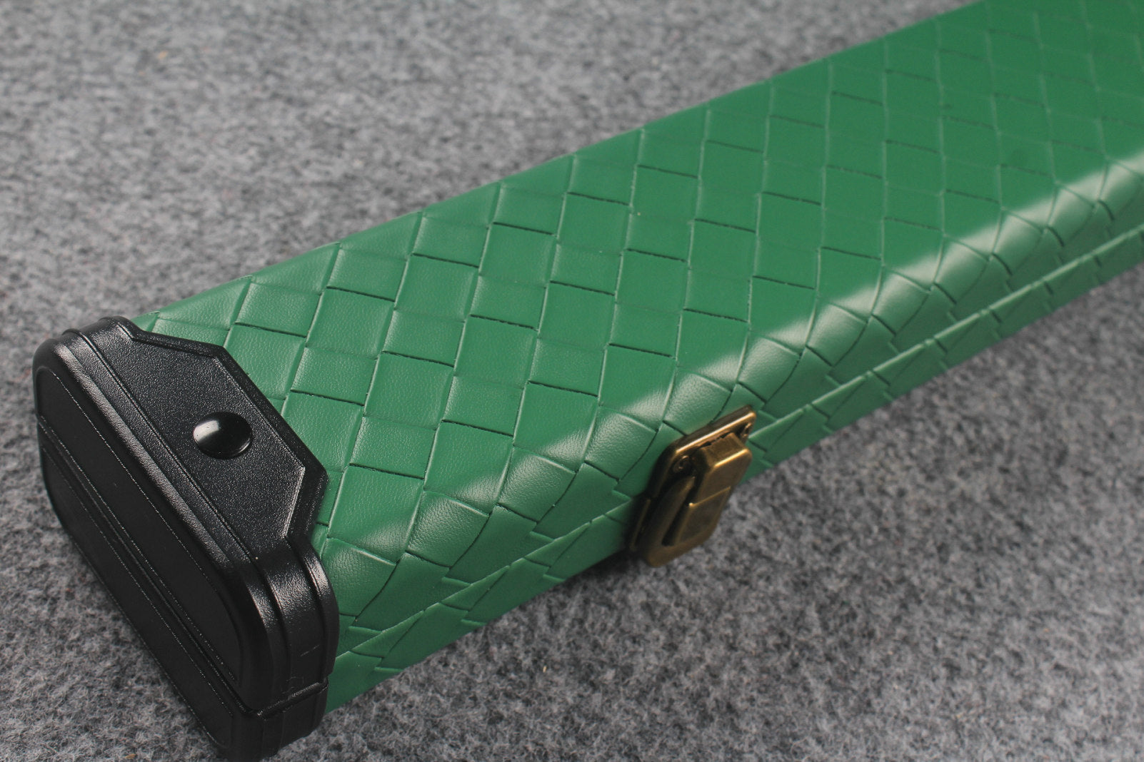 1 piece  leather snooker cue case with 2 slots