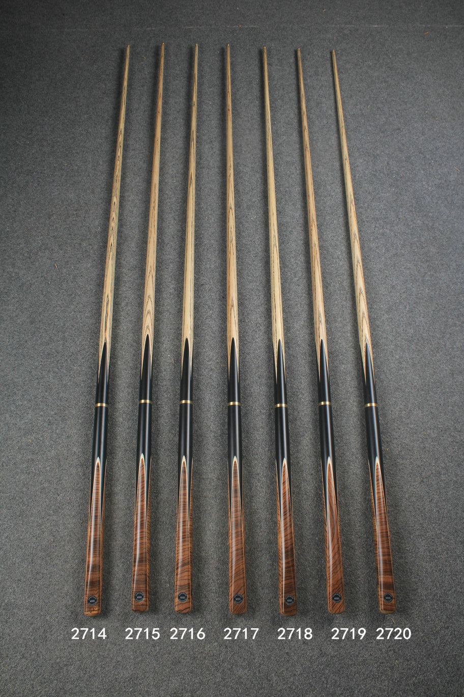 Exclusive 3/4 ash 8 ball cue  # 2714-2720