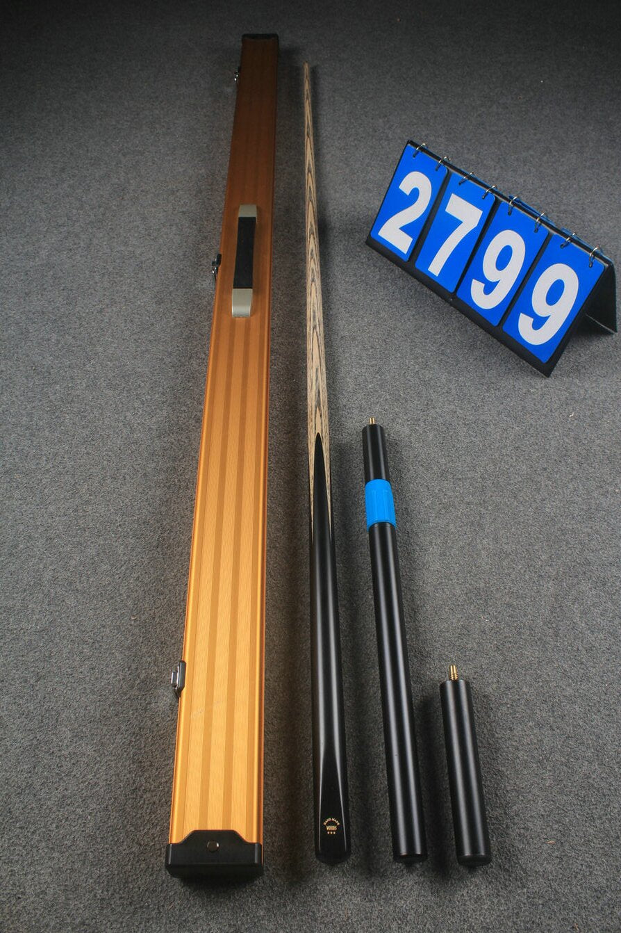 ★★★ woods 1 piece handmade ash snooker / pool cue # 2799