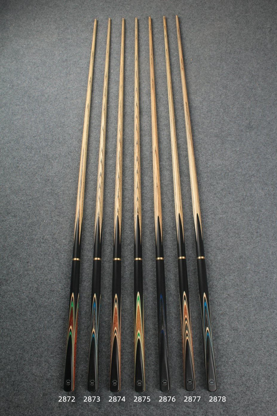 3/4 handmade ash 58" snooker / pool cue #2872-2878