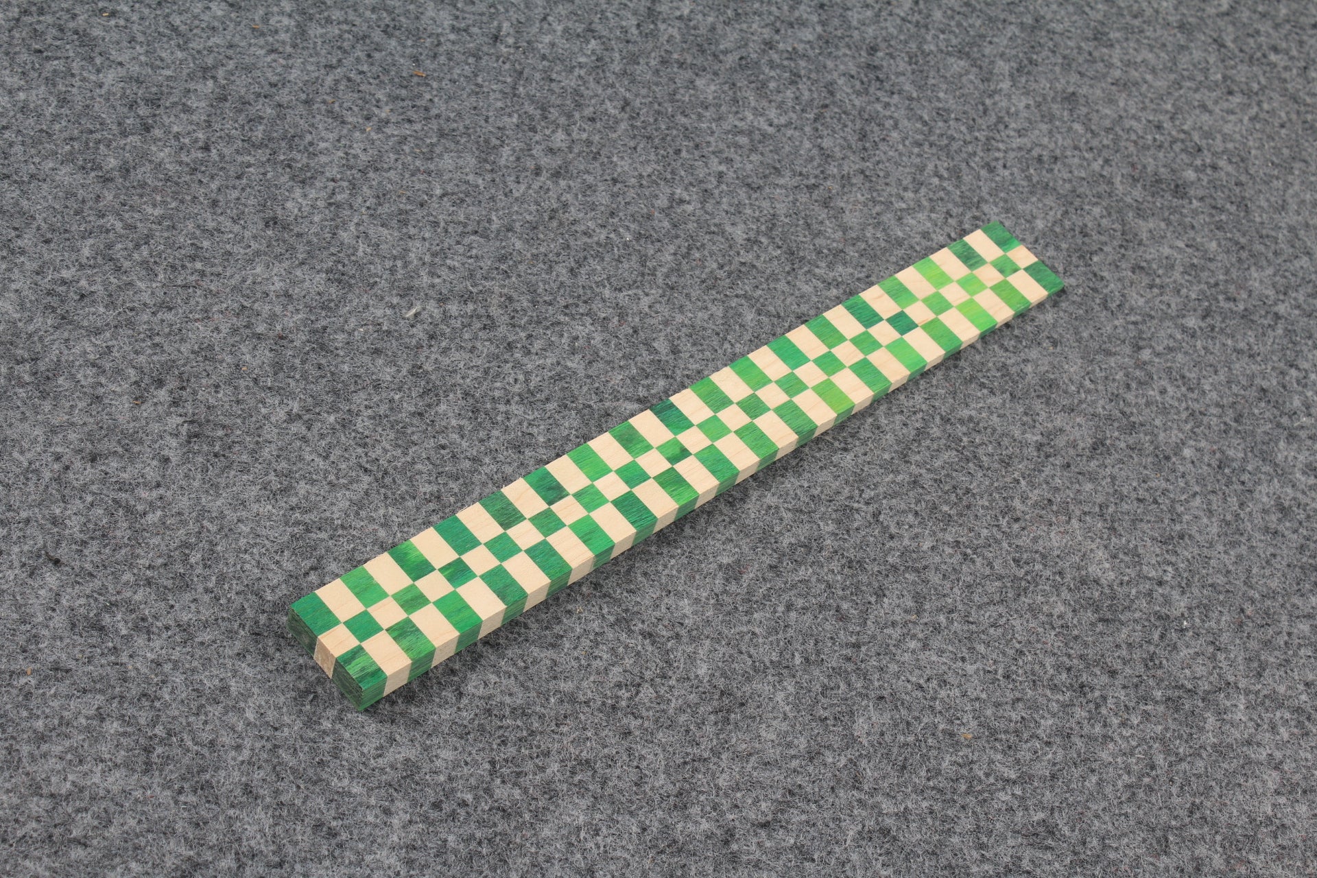 hand spliced plaid pattern wood splices for snooker cue