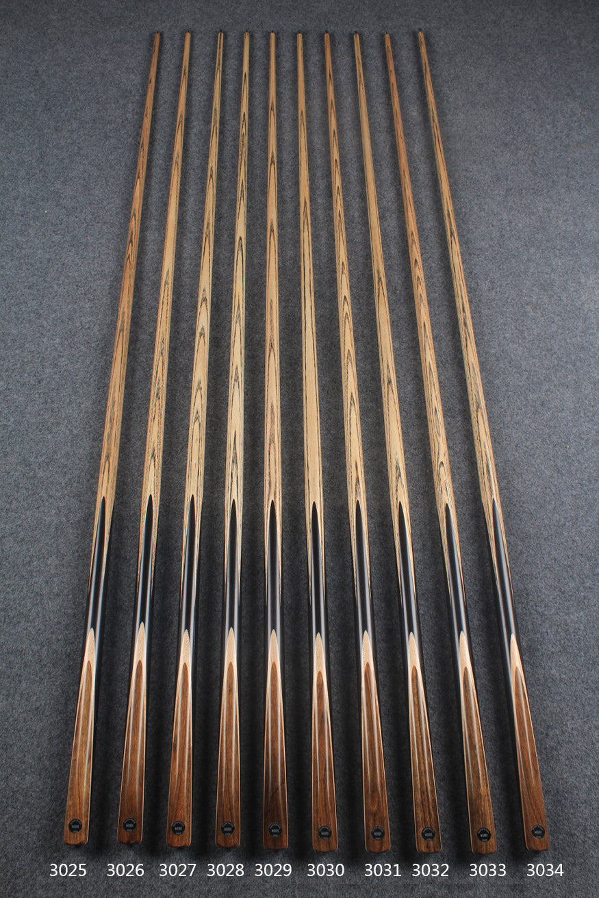woods 1 piece handmade ash snooker/pool cue ronnie o'sullivan replica splicing 58 inch WOODS CUES