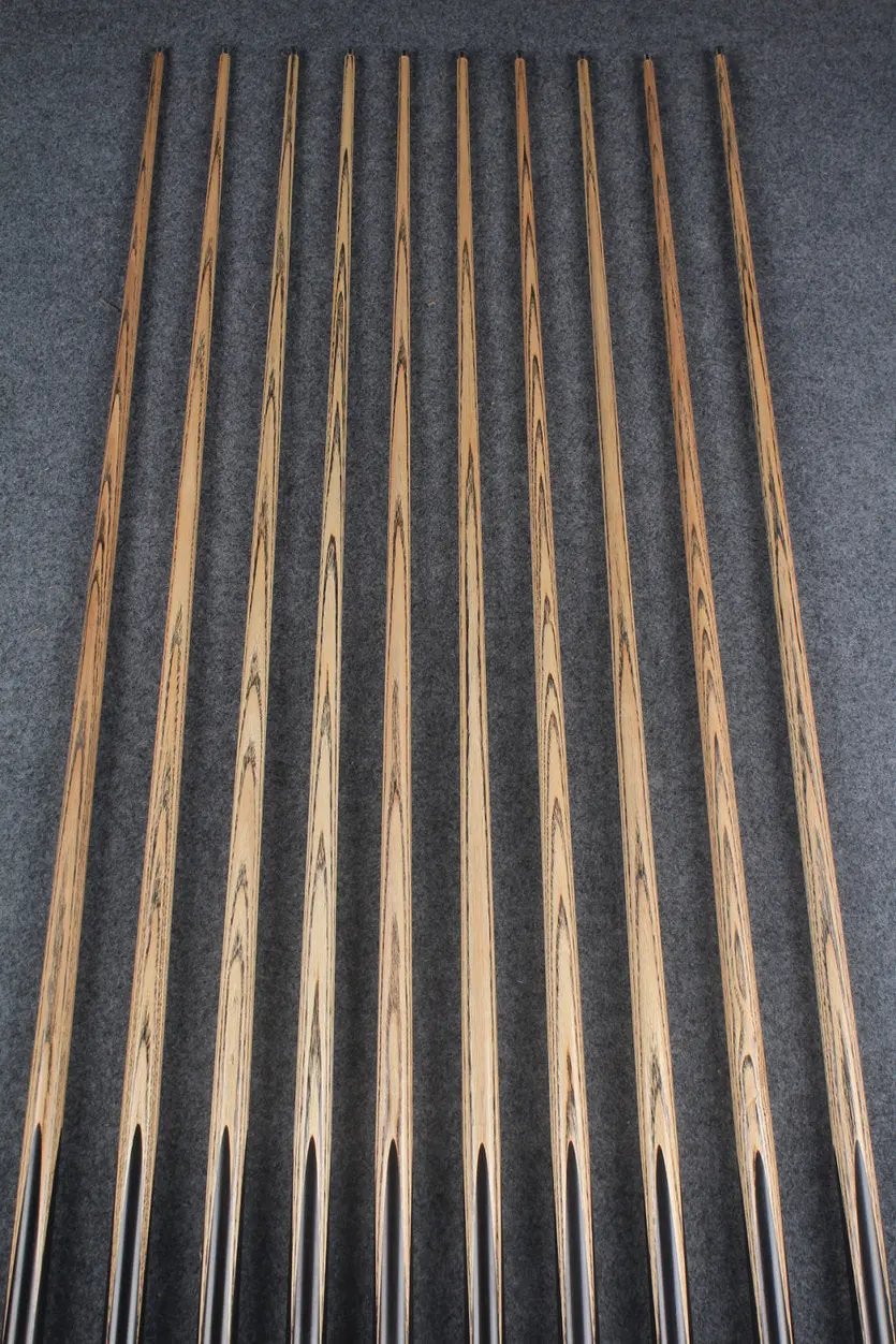 woods 1 piece handmade ash snooker/pool cue ronnie o'sullivan replica splicing 58 inch WOODS CUES