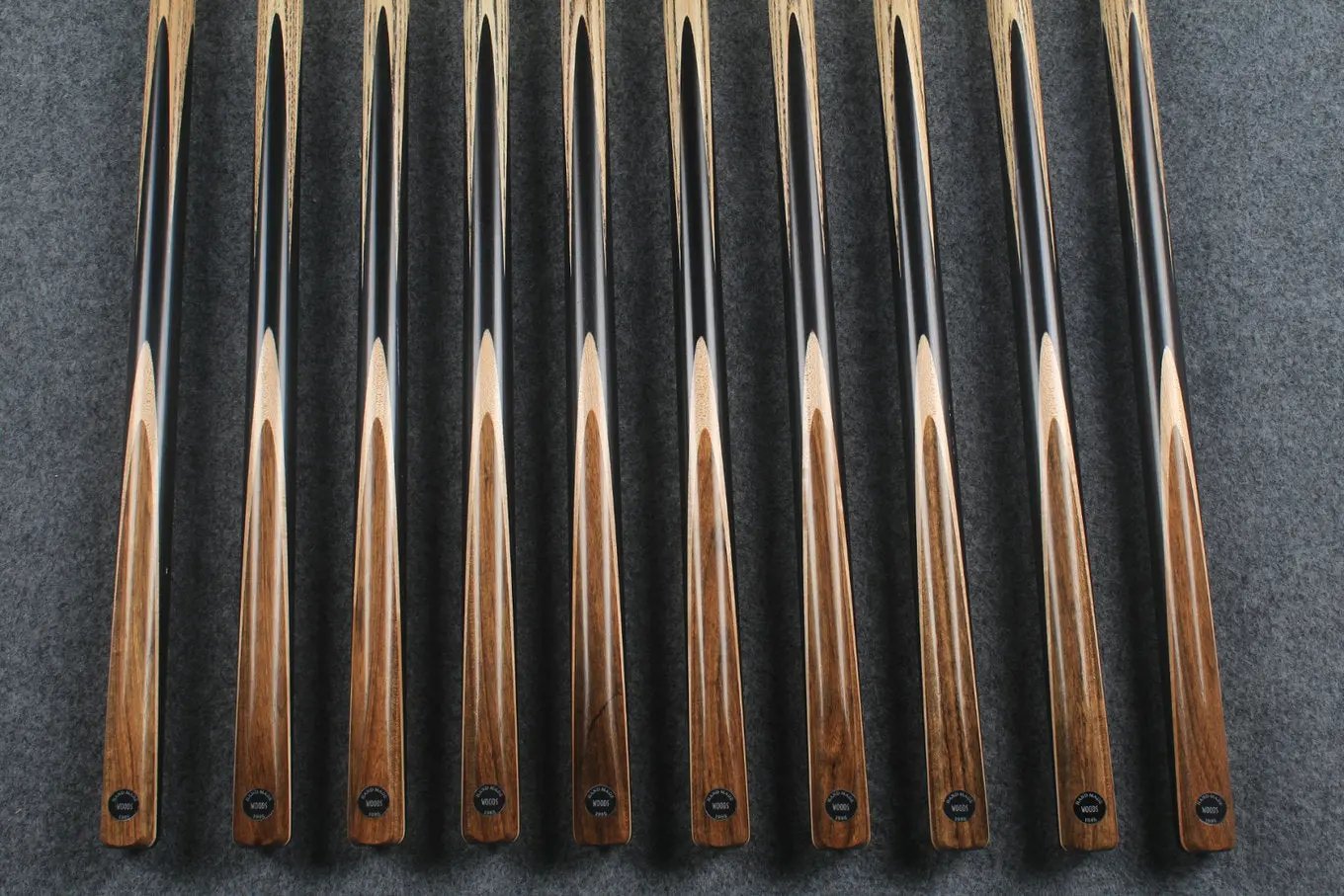 woods 1 piece handmade ash snooker/pool cue ronnie o'sullivan replica splicing 58 inch WOODS CUES