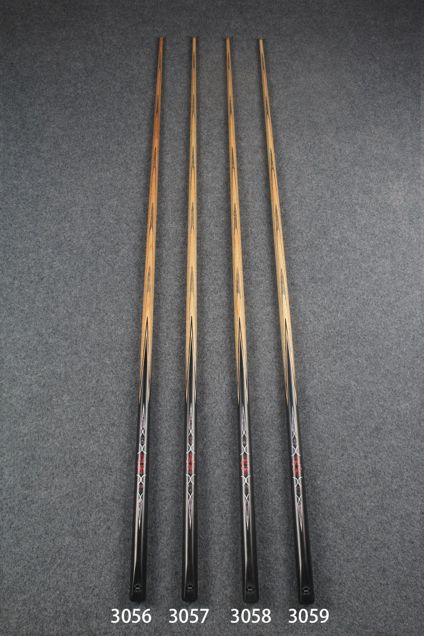 1 piece handmade ash inaly snooker / pool cue  #3056 - # 3059