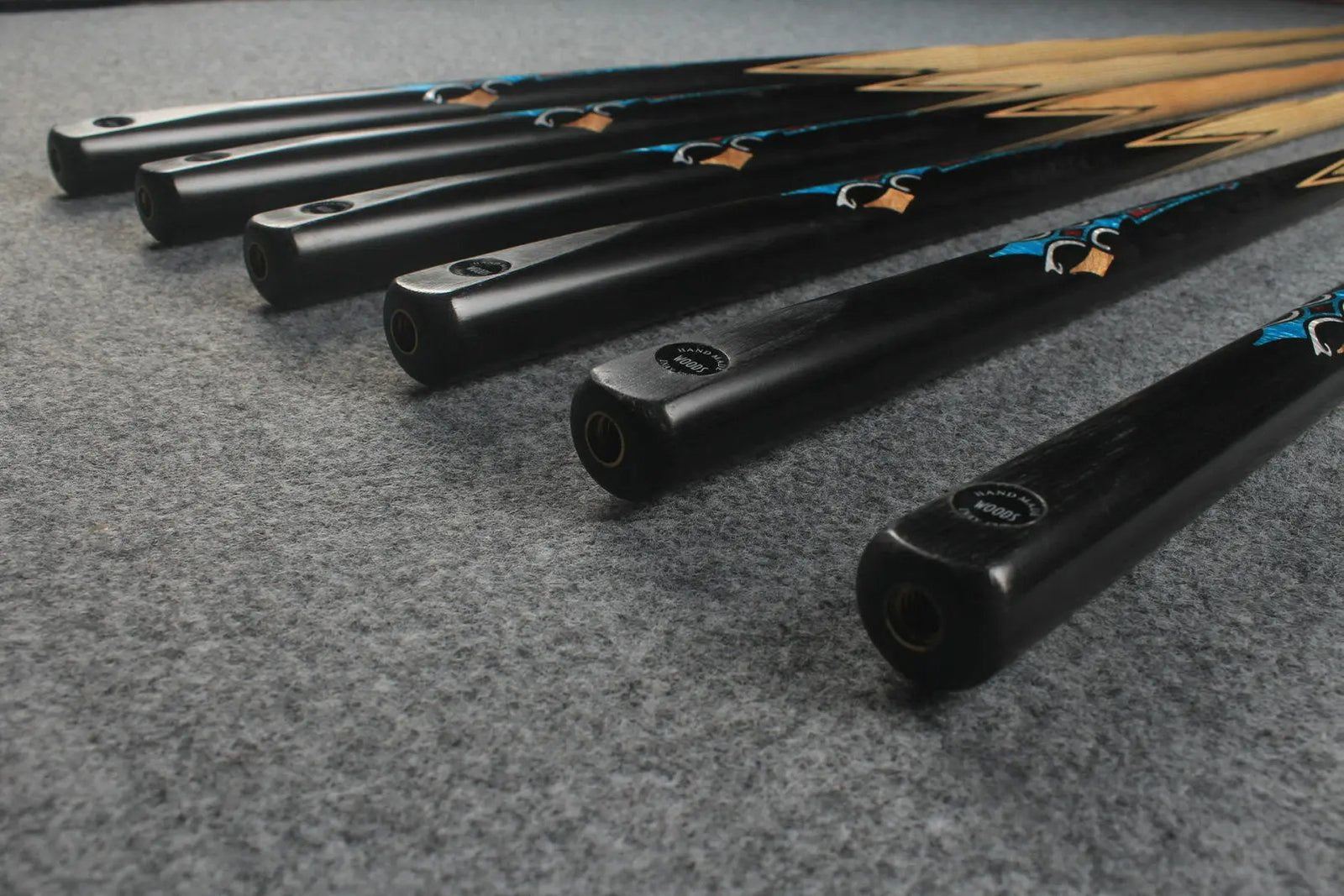 1 piece ash inaly snooker cue  #3074 - # 3079 WOODS CUES