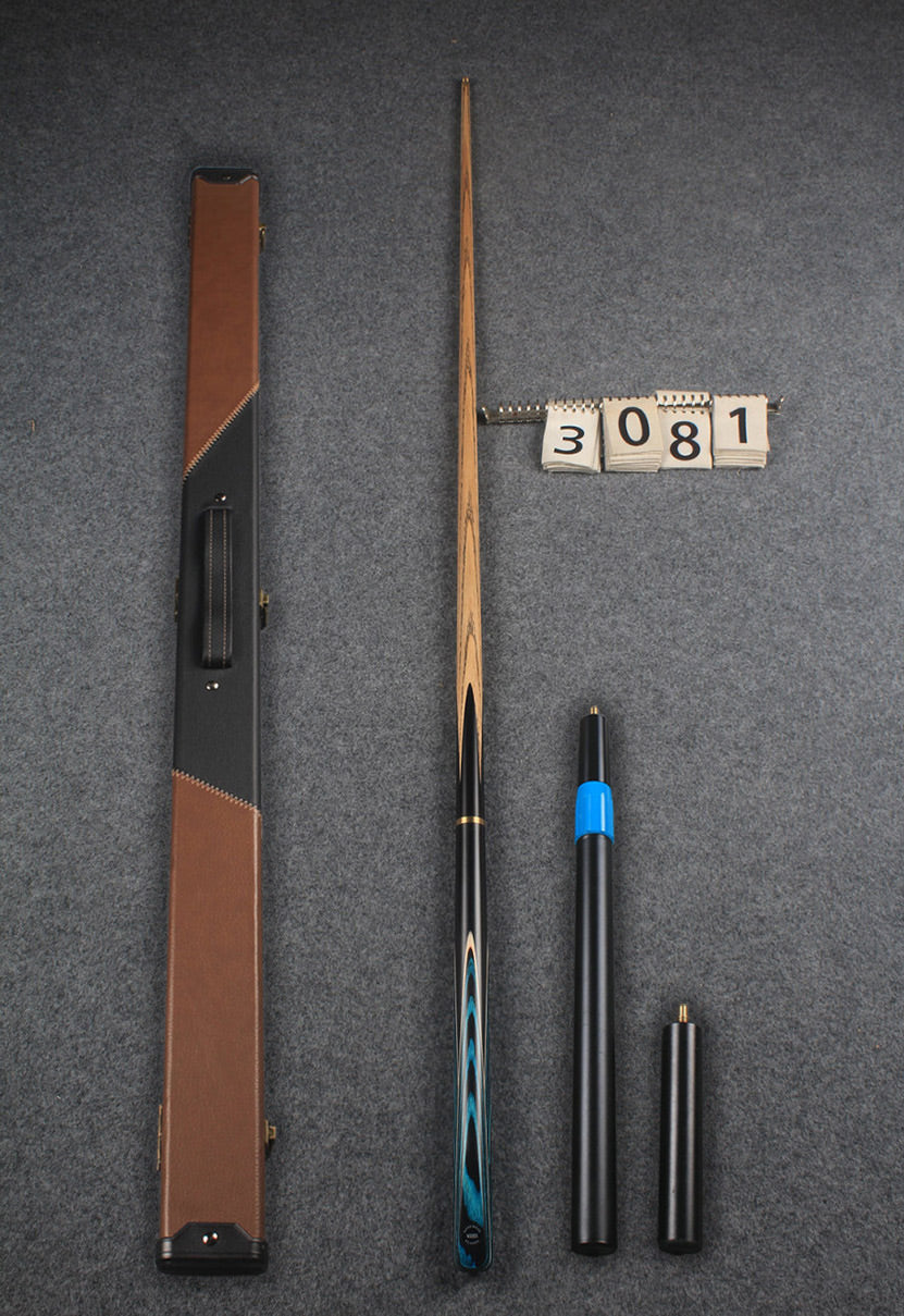 3/4 handmade ash snooker / pool cue # 3081