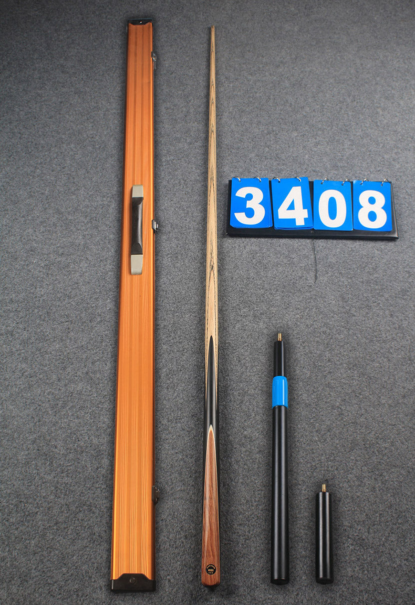 ★★★ woods 1 piece handmade ash snooker / pool cue # 3408