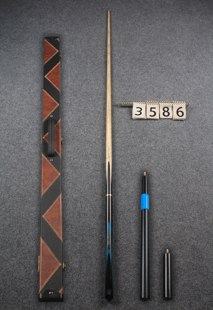 3/4 handmade ash 59'' snooker / pool cue # 3586