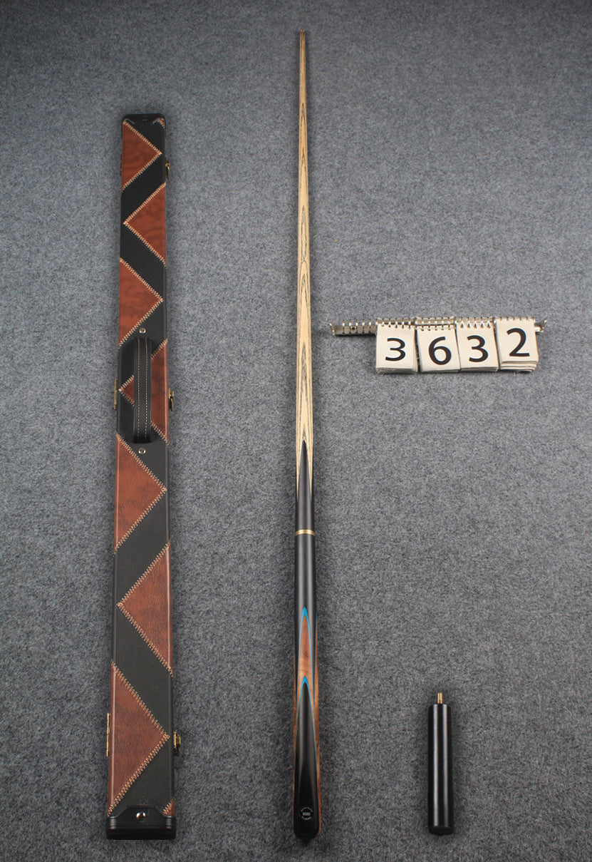 woods 3/4 handmade ash  8 ball pool cue #3632