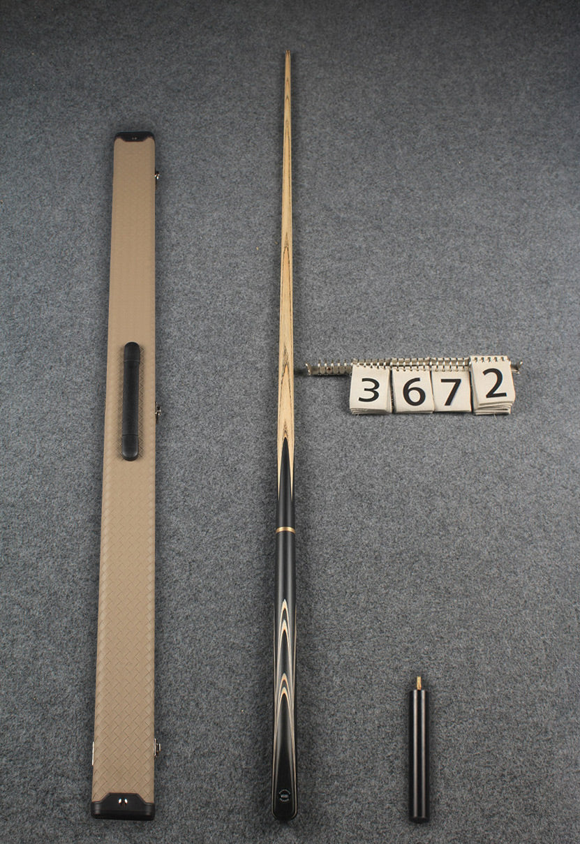 3/4 ash english pool cue #3672 WOODS CUES