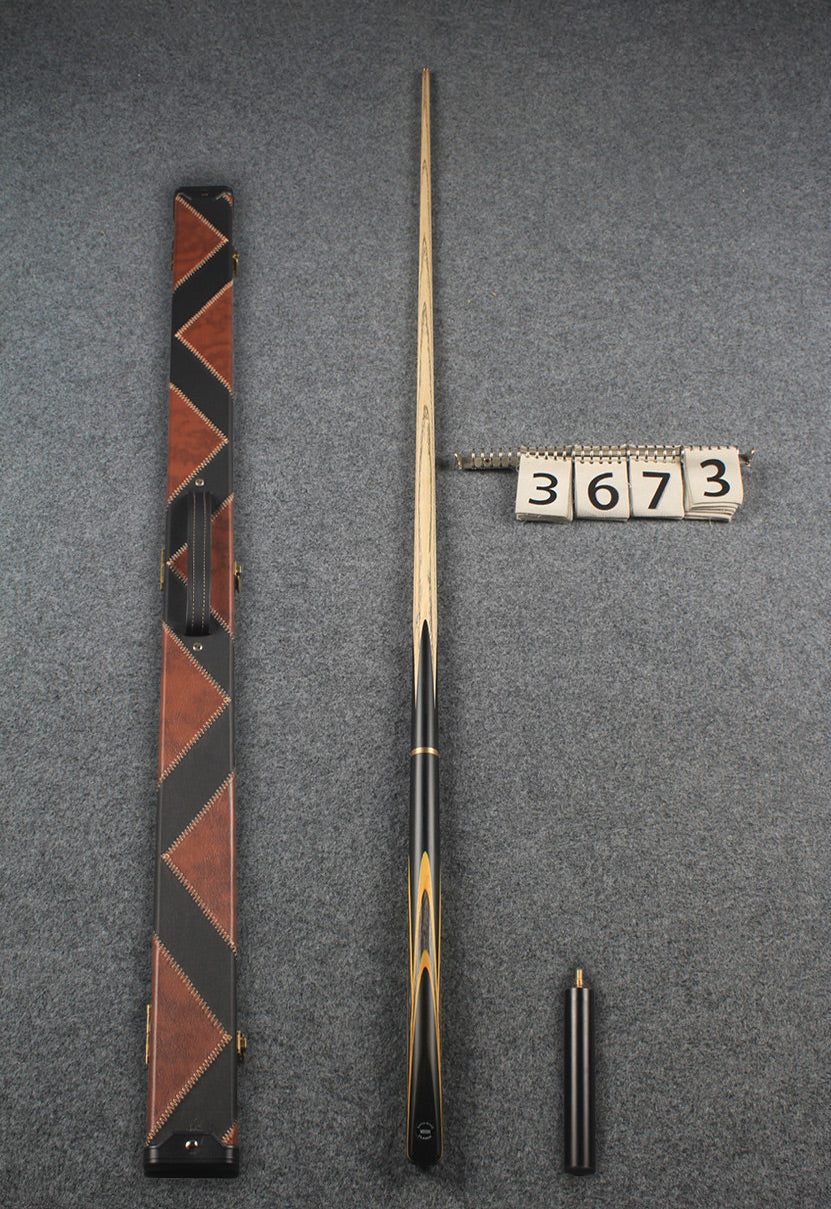 woods 3/4 handmade ash  8 ball pool cue #3673