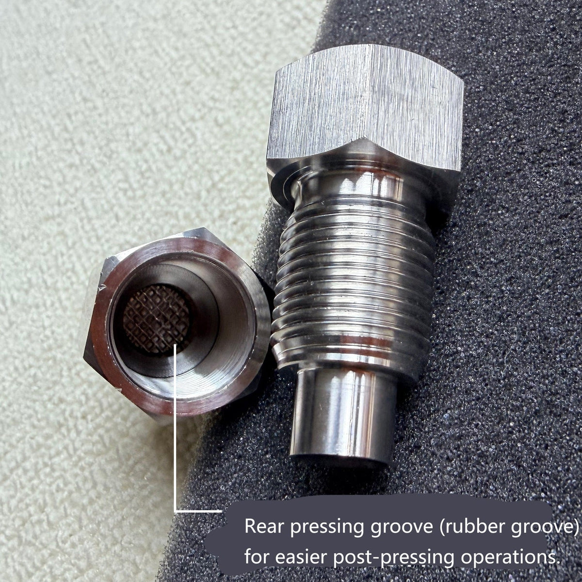 Blue Diamond 11mm Cue Tip Press - Stainless Steel Billiard Shaping Tool WOODS CUES