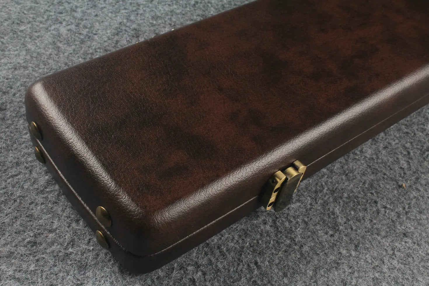 handmade 3 compartments quality wide 3/4 cue case