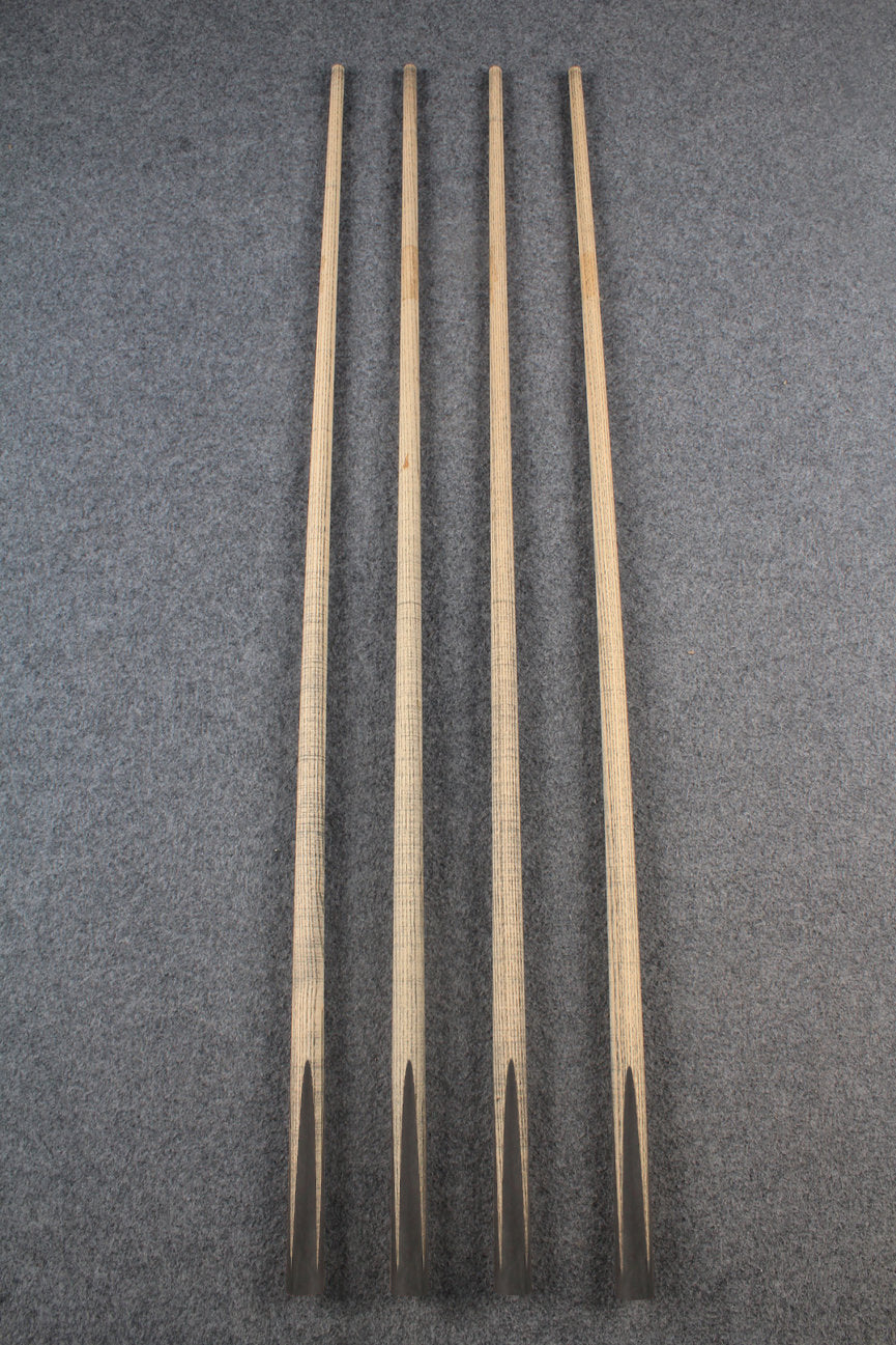 custom-made: ★★★ woods 1 piece handmade ash snooker / pool cue #35-#38 - made to order