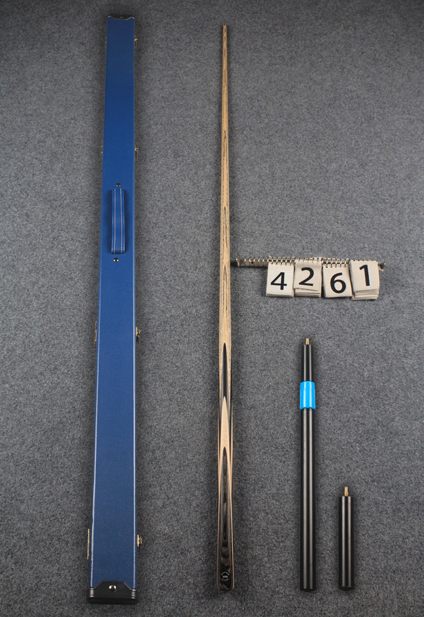 woods 1 piece handmade ash snooker / pool cue # 4261