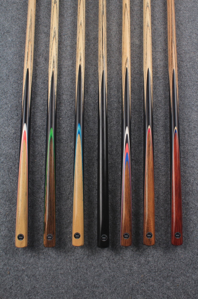 1 piece ash 54 " snooker / pool cue # 4543-4549