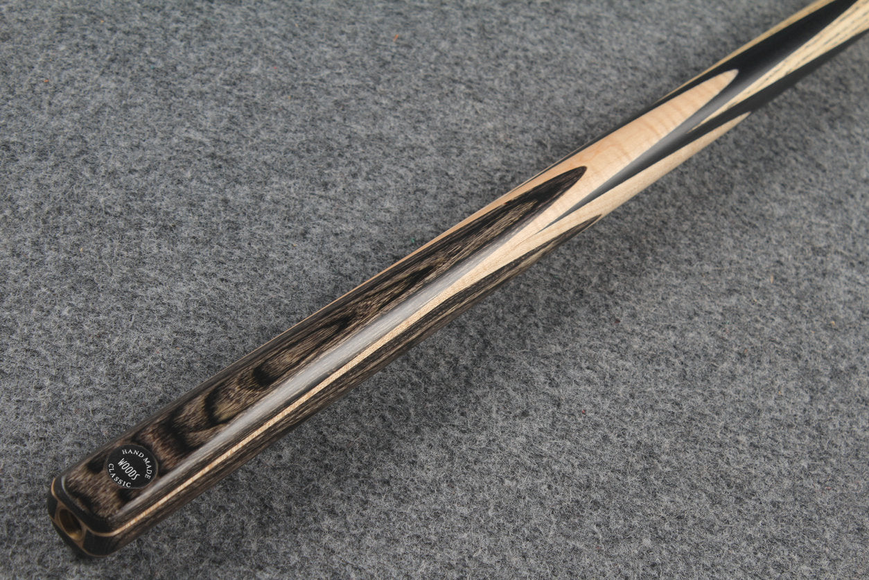 woods 1 piece handmade ash chinese 8 ball pool cue #4592