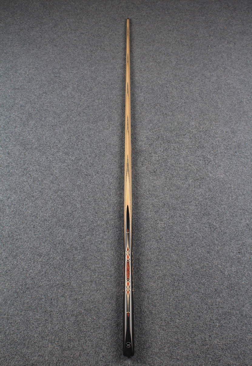 CHEVRONS+ 1 piece ash inlay chinese 8 ball pool cue