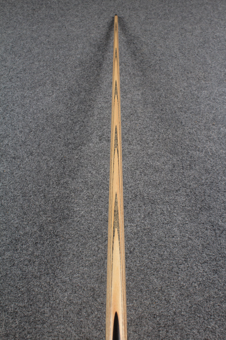 CHEVRONS+1 piece ash inlay chinese 8 ball pool cue # 4608