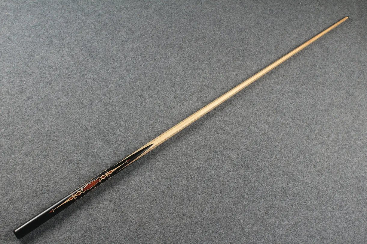 CHEVRONS+ 1 piece ash inlay chinese 8 ball pool cue WOODS CUES