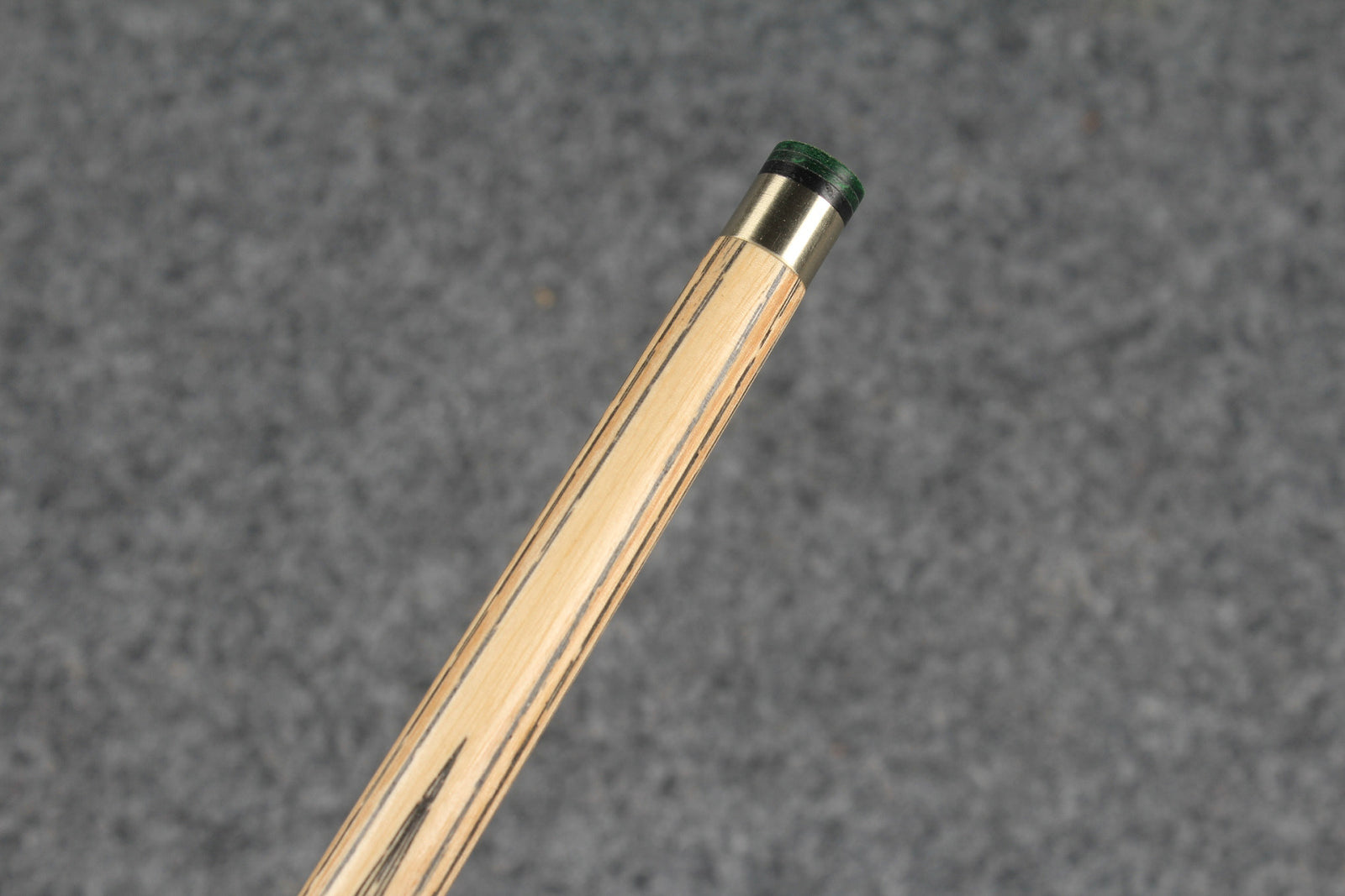 CHEVRONS+1 piece ash inlay chinese 8 ball pool cue # 4608