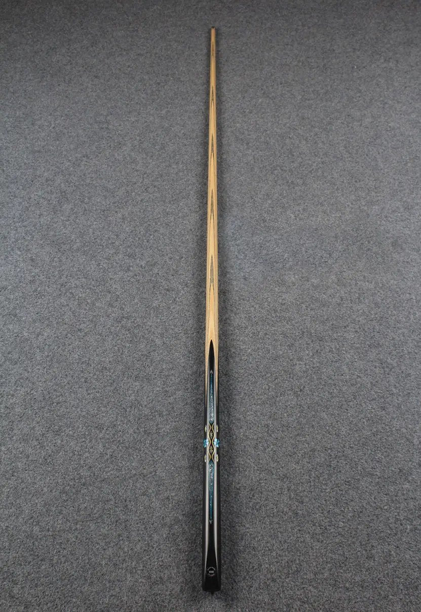CHEVRONS+ 1 piece ash inlay chinese 8 ball pool cue WOODS CUES
