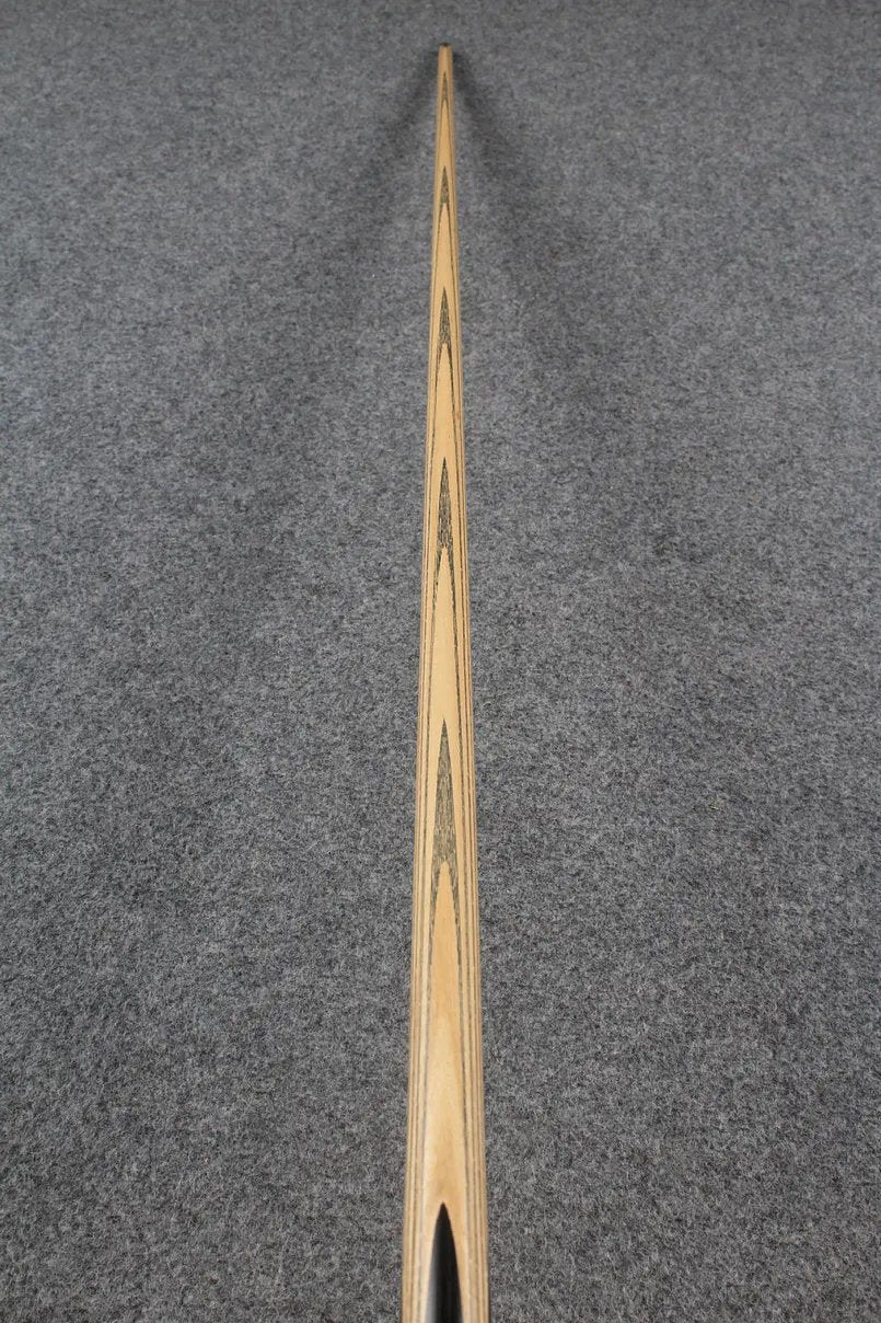 CHEVRONS+ 1 piece ash inlay chinese 8 ball pool cue WOODS CUES