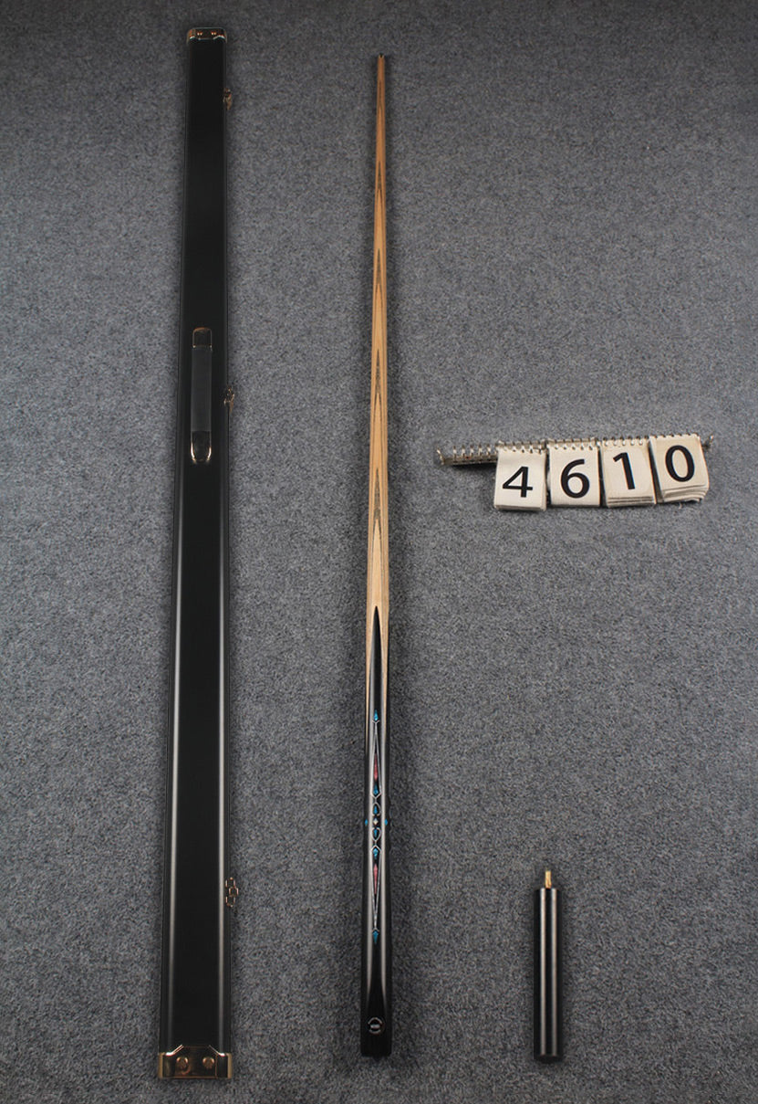 CHEVRONS+1 piece ash inlay chinese 8 ball pool cue # 4610