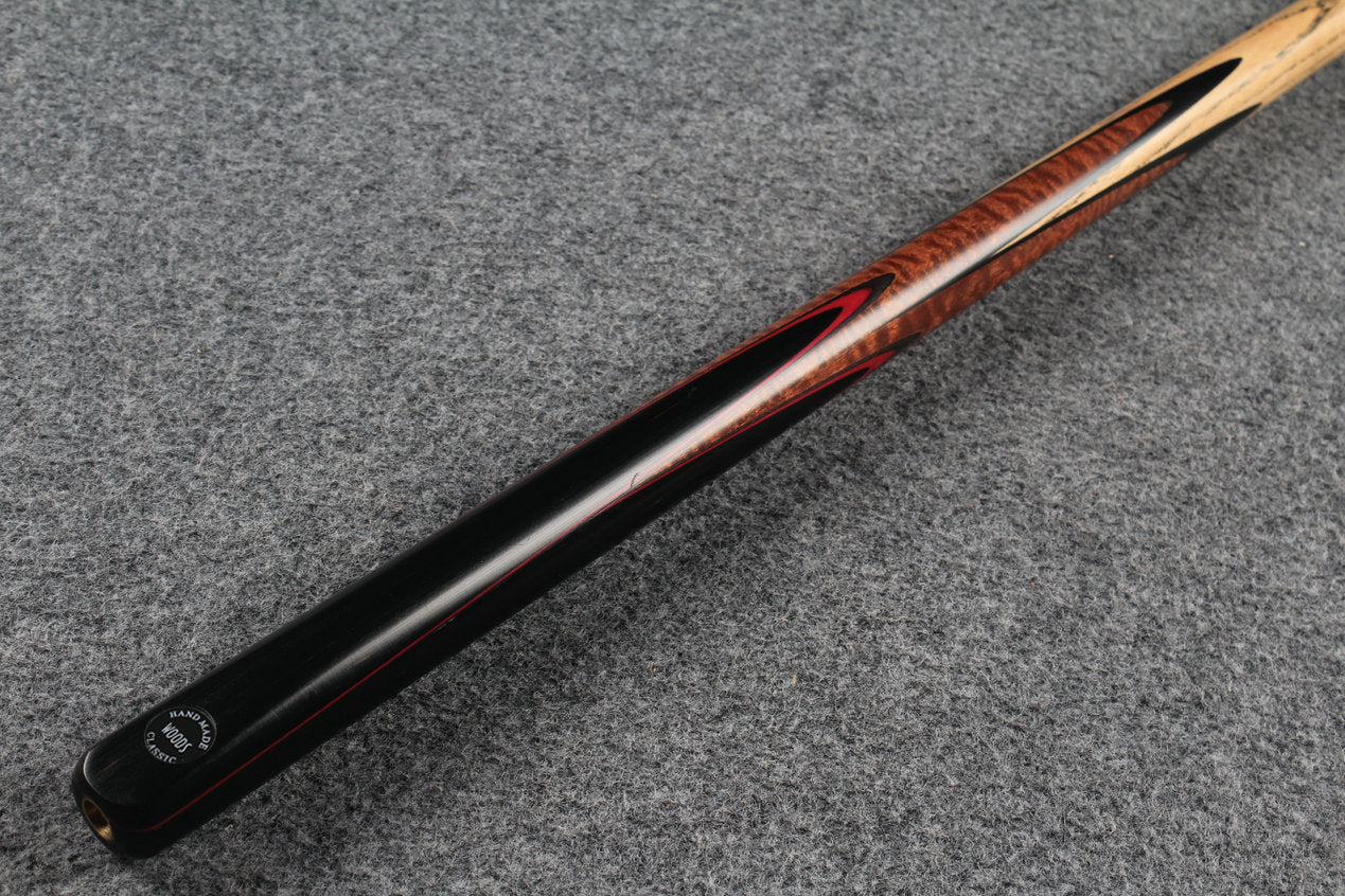 woods 1 piece handmade ash snooker / pool cue # 4845