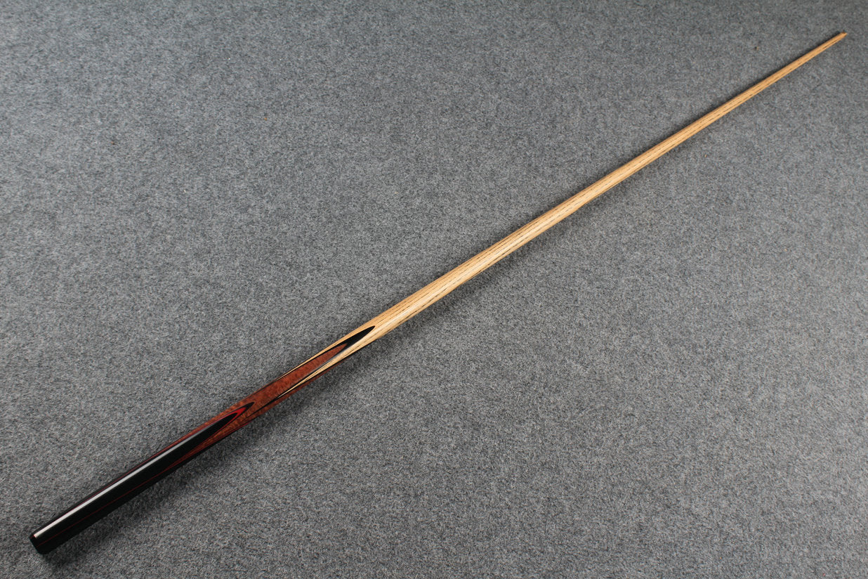 woods 1 piece handmade ash snooker / pool cue # 4845