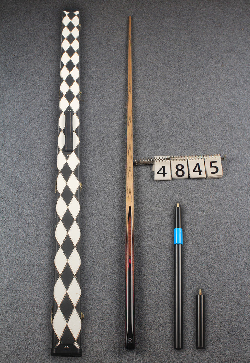 woods 1 piece handmade ash snooker / pool cue # 4845
