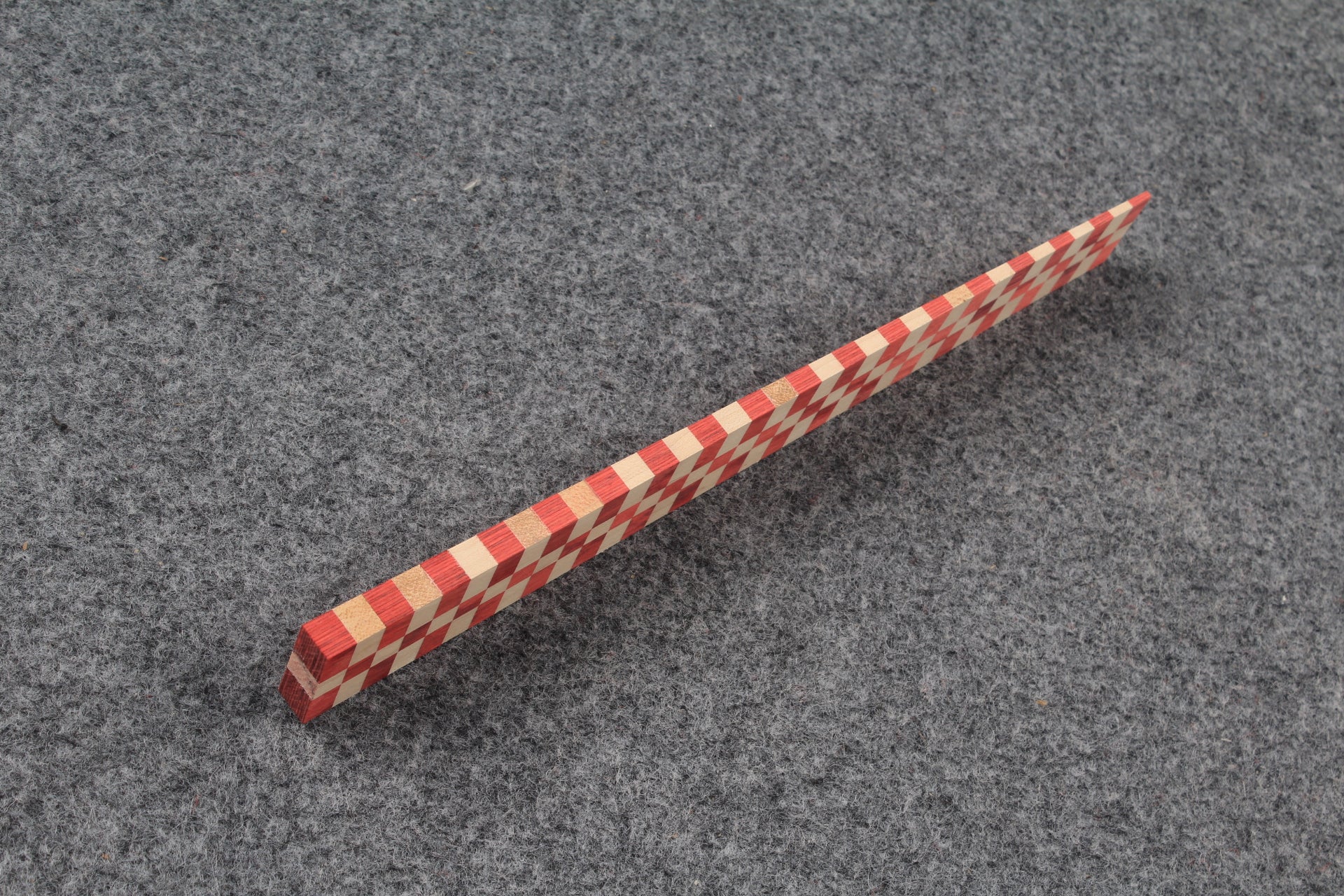 hand spliced plaid pattern wood splices for snooker cue