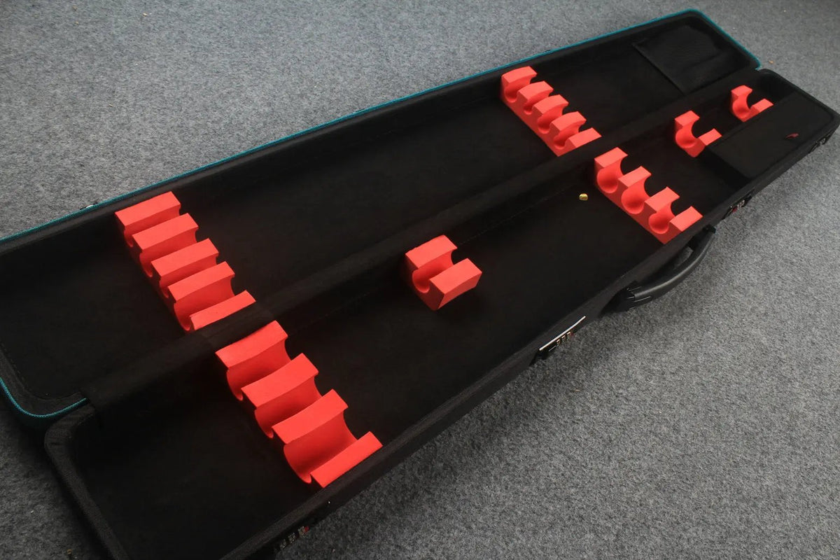 JF 3/4 snooker / pool code cue case WOODS CUES